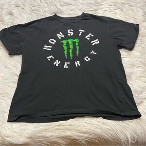 Monster energy cotton logo tee Men’s large